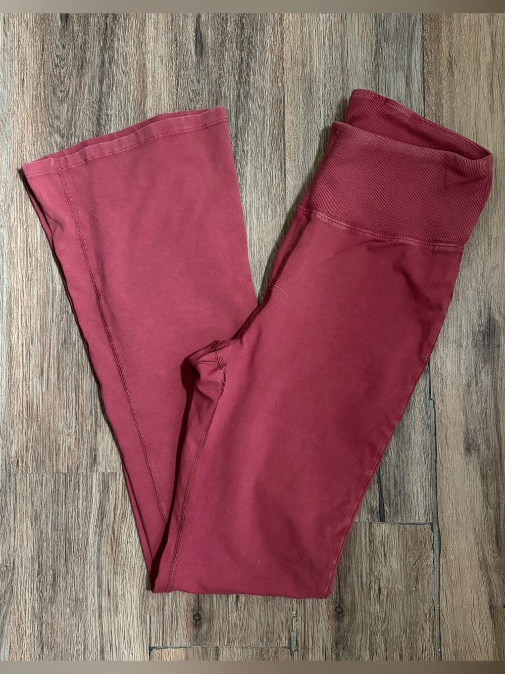 Free People FP Movement Flared Leggings Women’s L Raspberry Magenta Activewear